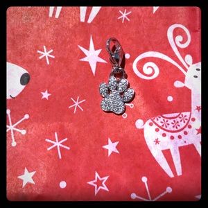 Origami Owl Swarovski Crystal Paw Print Charm